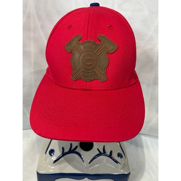 Chicago Cubs Red Fire‎ Department SnapBack Hat - Picture 1 of 3
